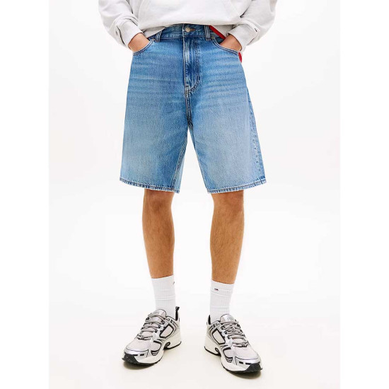 Tommy Hilfiger Ανδρική βερμούδα Jaimie Whiskered Relaxed Denim Shorts